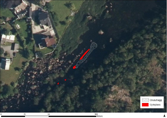 Lundeåne. Gyteområde