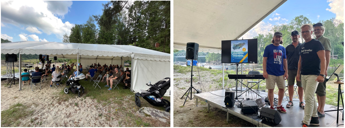 Numedalslågen_2021_villaksens dag_Villaksen Salomon_scene ved elven