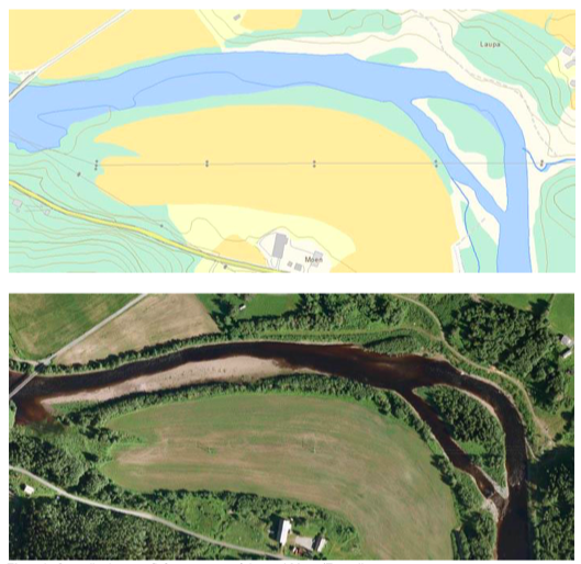 Sideløp ved Smemobekken