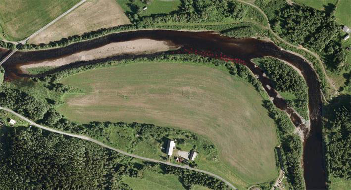 Sideløp ved Smemobekken