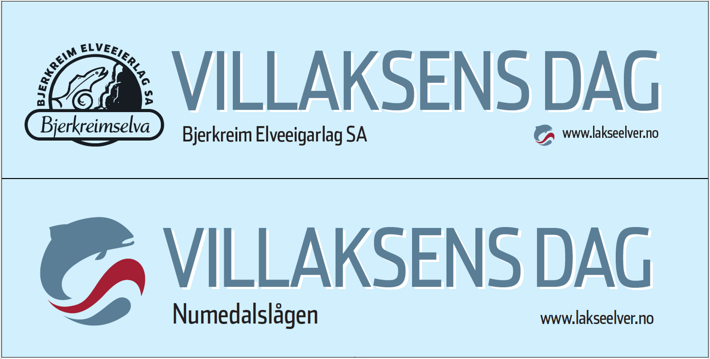 Banner til Villaksens dag.