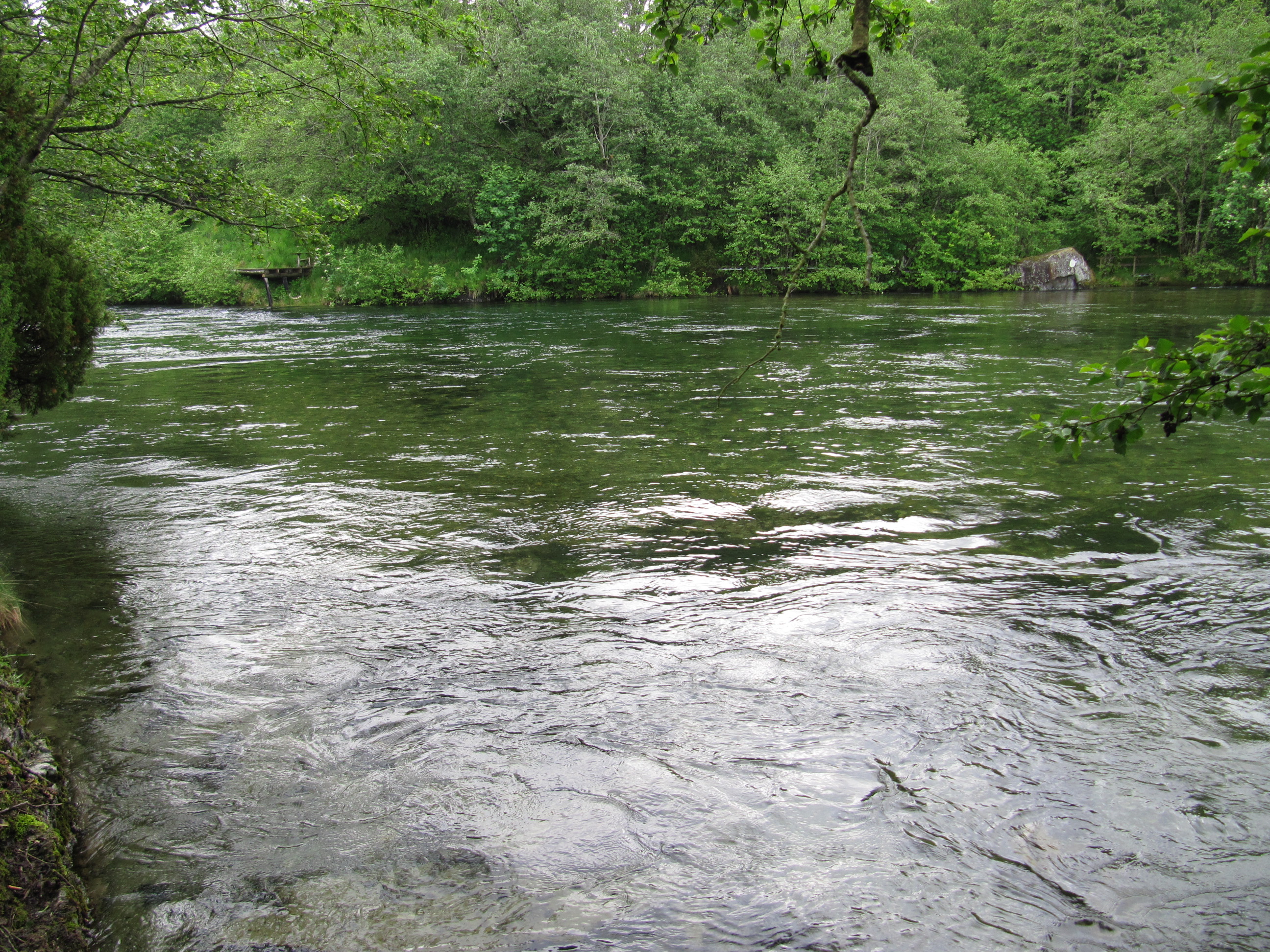 Vereidehølen, Langeland, Eidselva