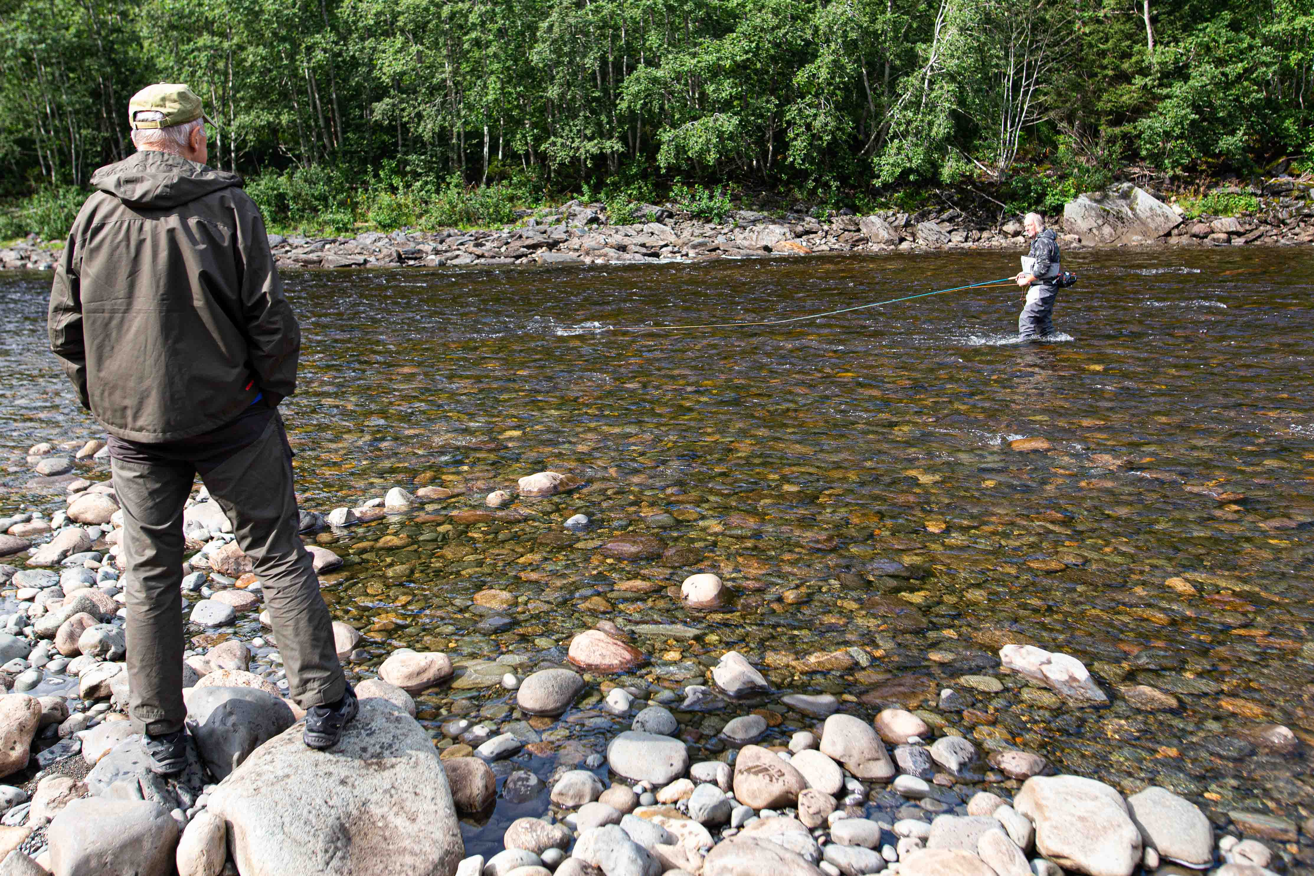 Jan Sakshaug instruerer
