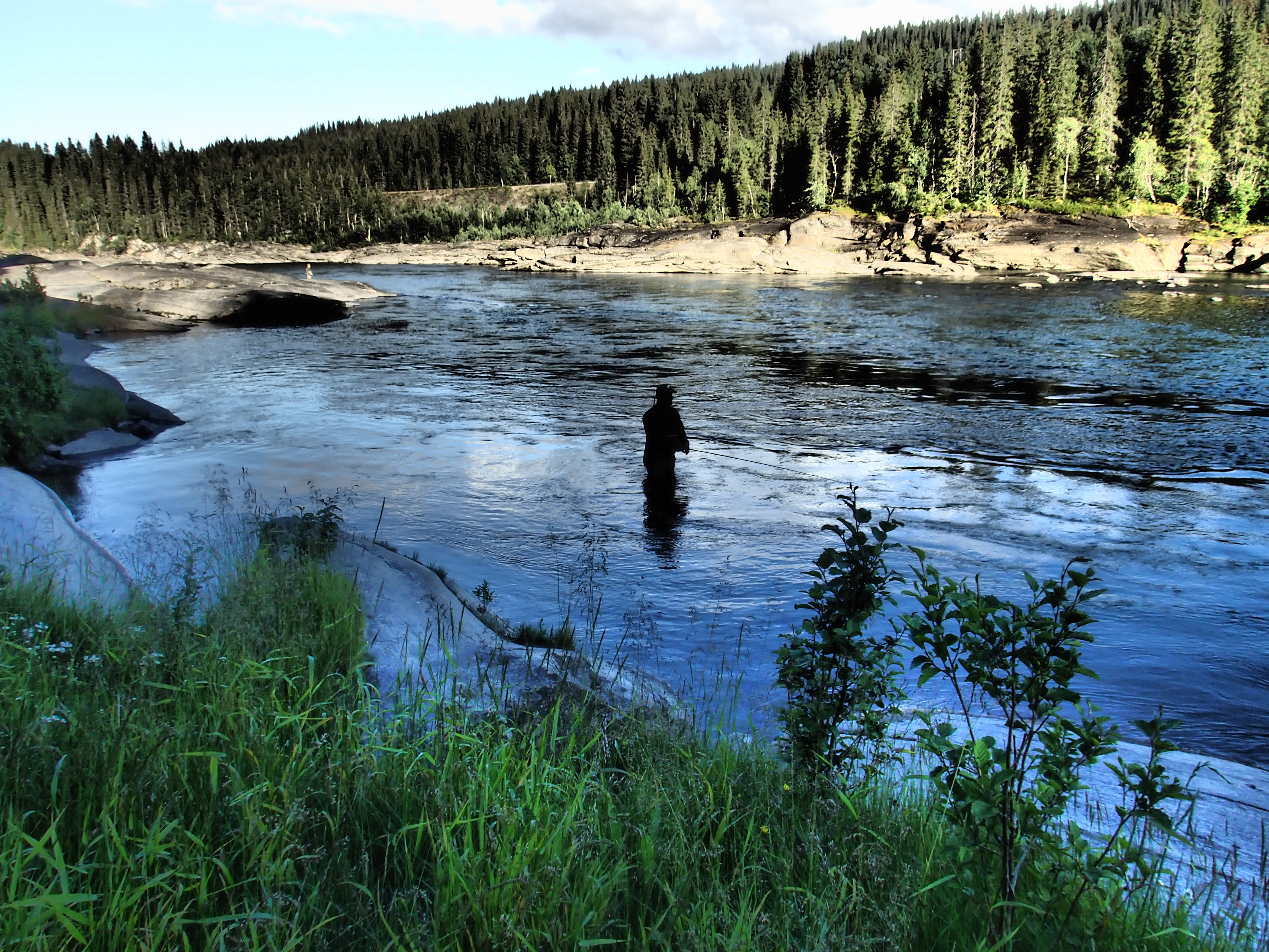 Reinforsen og aurene på Øvre Meforsen