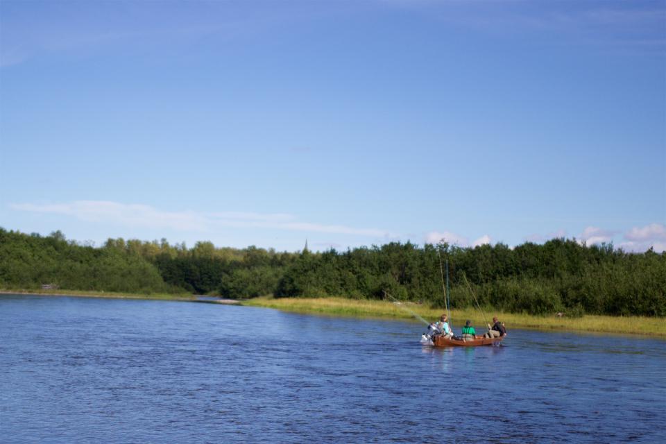 Elvebåt i Lakselv. Foto Knut Johan Ruud