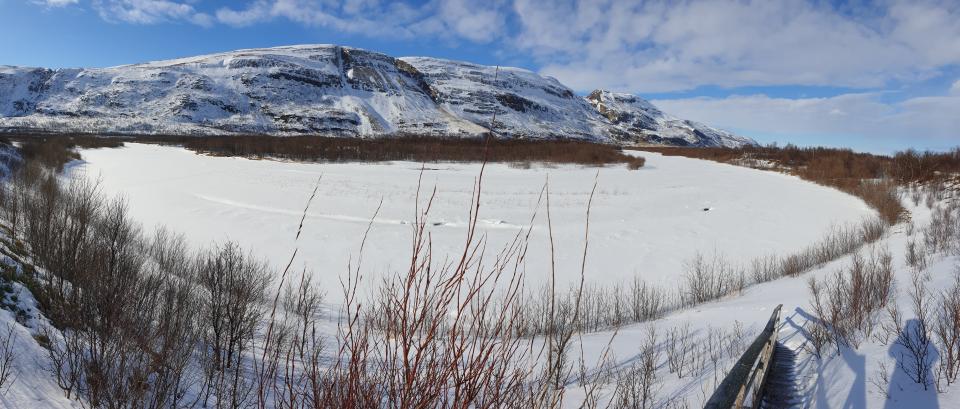 En liten panorama fra de nedre delene av sone 1, ved innkjøringen til Olderø og Telegrafstryket.