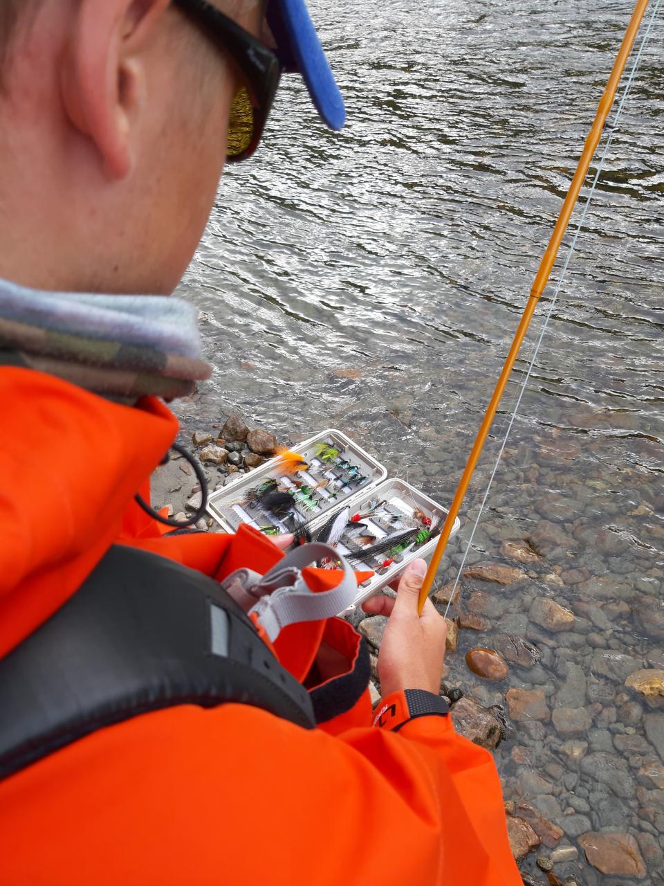 Alle disse valgene som kom og gikk - ikke visste jeg at det var laksefiske...