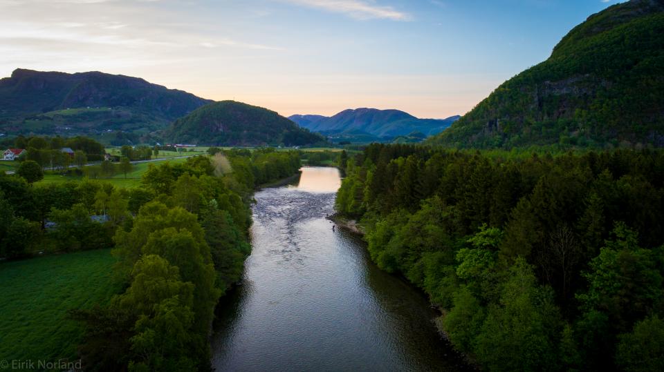 Laksefiske i flott natur - Årdalselva er en perle i Rogaland.