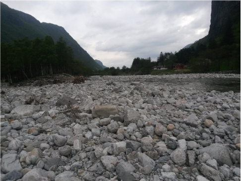 Innløpet i Litlaåna mai 2016