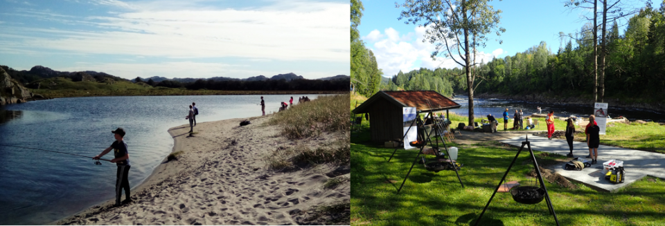 Fra Villaksens dag i Ogna og Numedalslågen. God stemning!