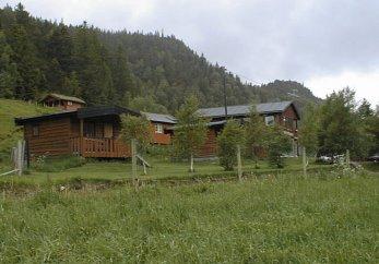 Liens laksecamp i Orkla. Foto: Privat