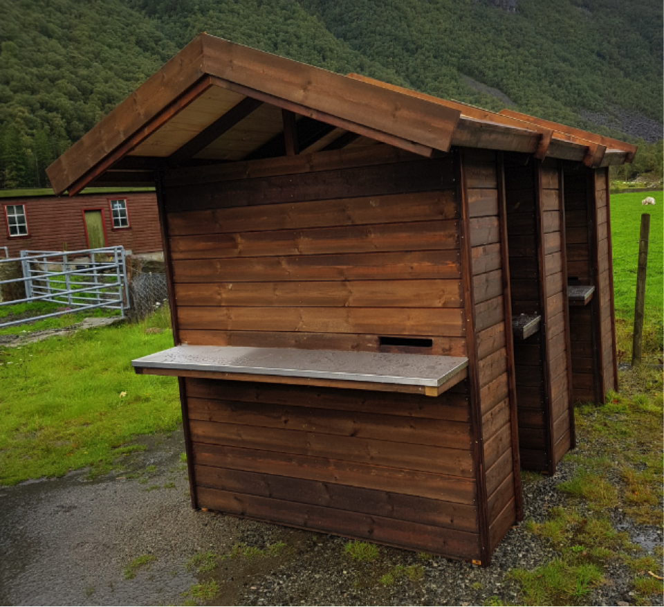 Skjellprøve- og søppelstasjoner