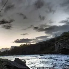 Fiske i Kongsfjordelva - "Porten"