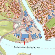 Desinfeksjonsstasjon Myren