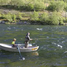 Lakefisker i båt