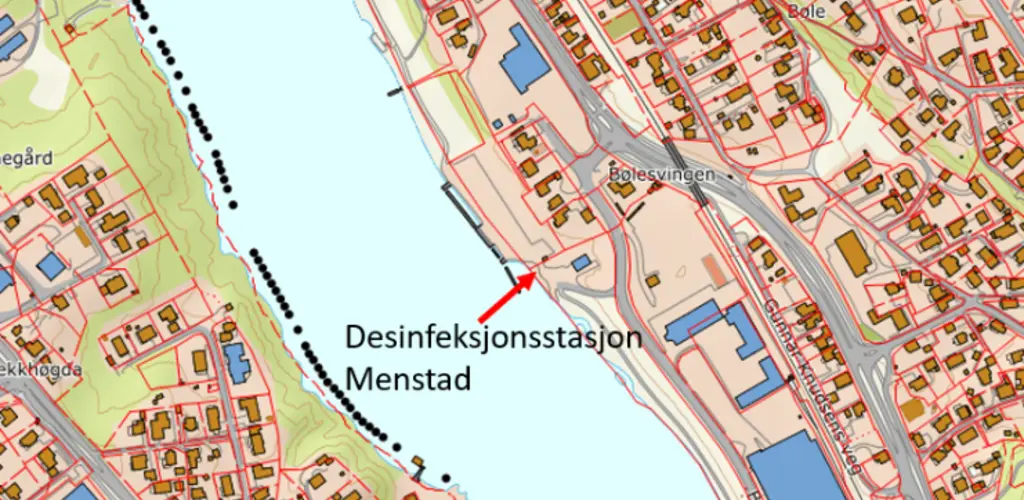 Desinfeksjonsstasjon Menstad