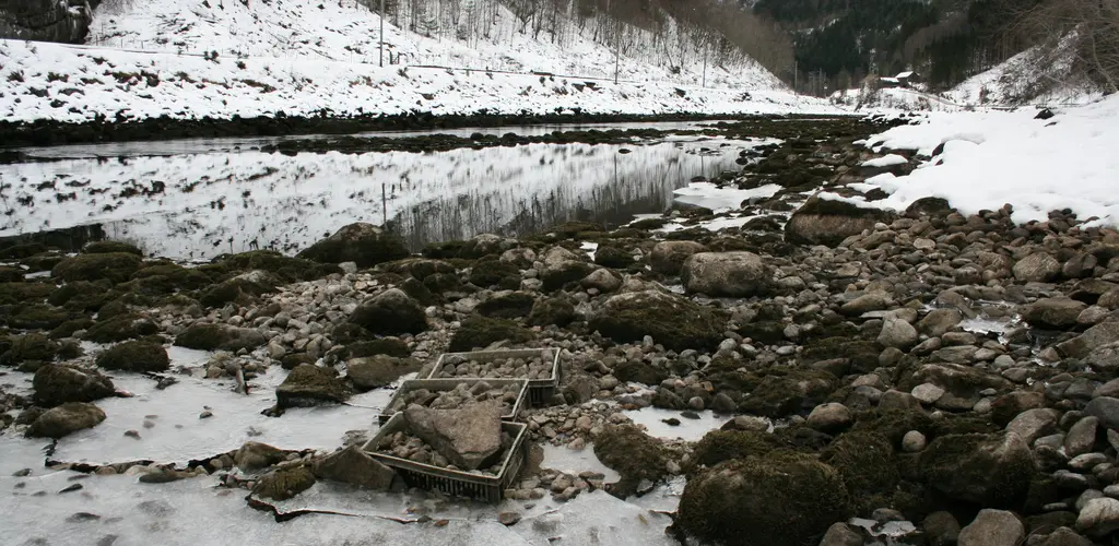 Tørrlagt elv Tørrlagt elv.