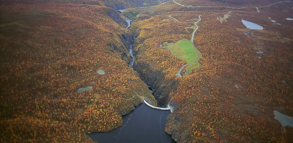Demningen i Alta. Demningen i Alta.