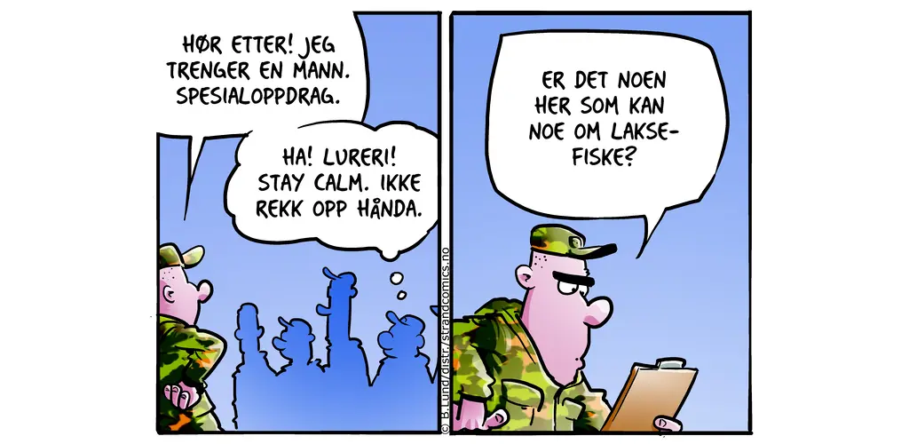 Kjell fra Lunch tenker på laks Kjell fra Lunch tenker på laks