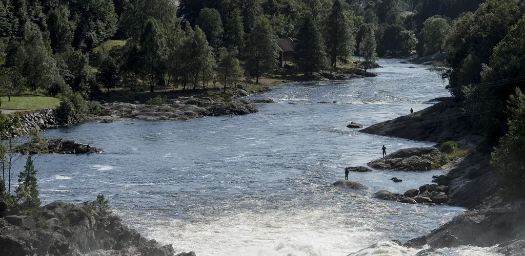 Boenfossen i Tovdalselva Boenfossen i Tovdalselva