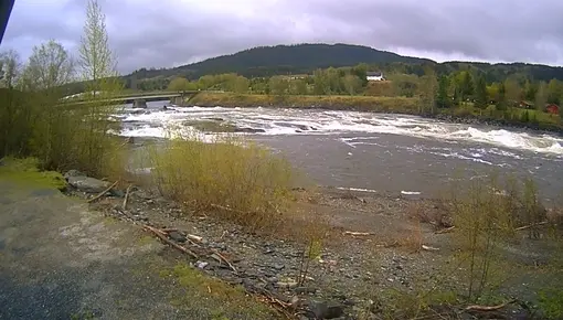 Liten vårflom på Østnes