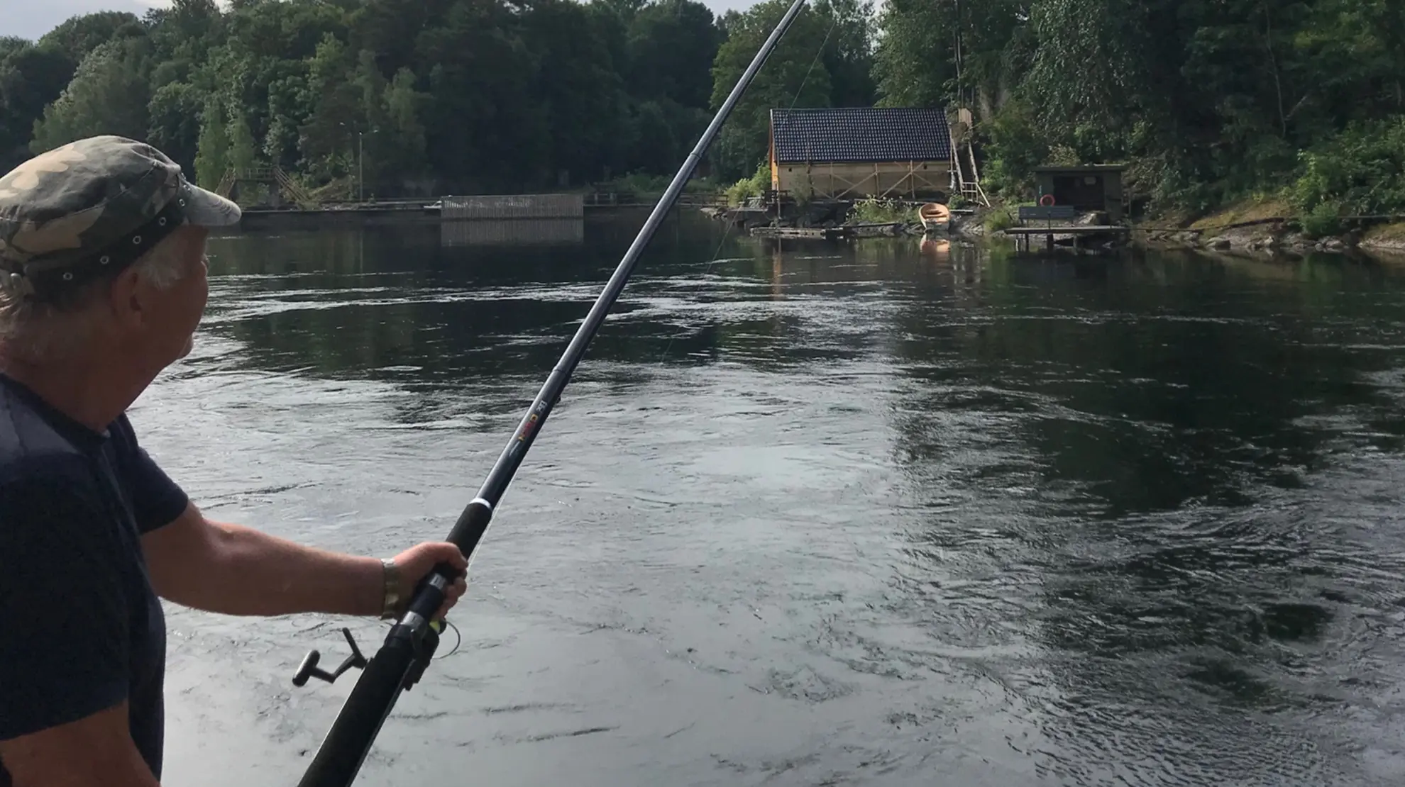 Fiske i Klosterfossen